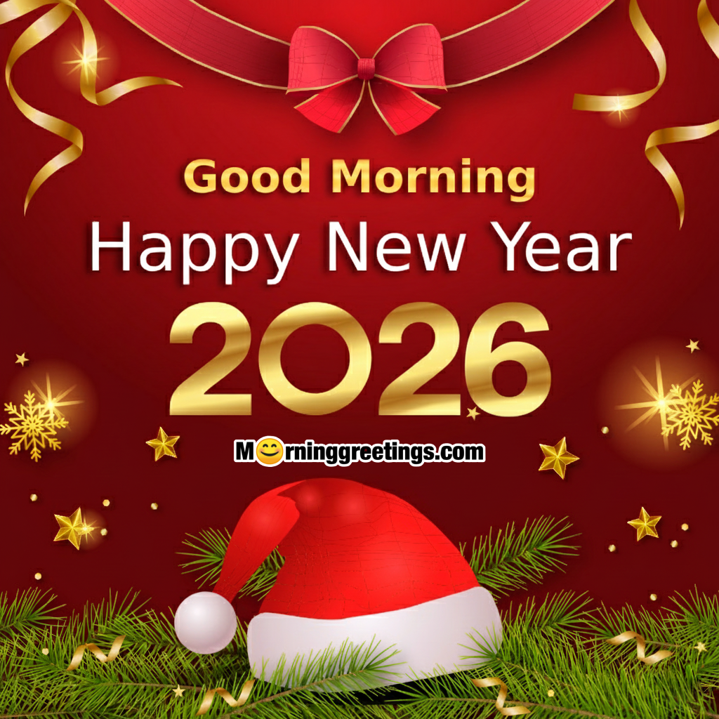 Good Morning Happy New Year 2026 Pic