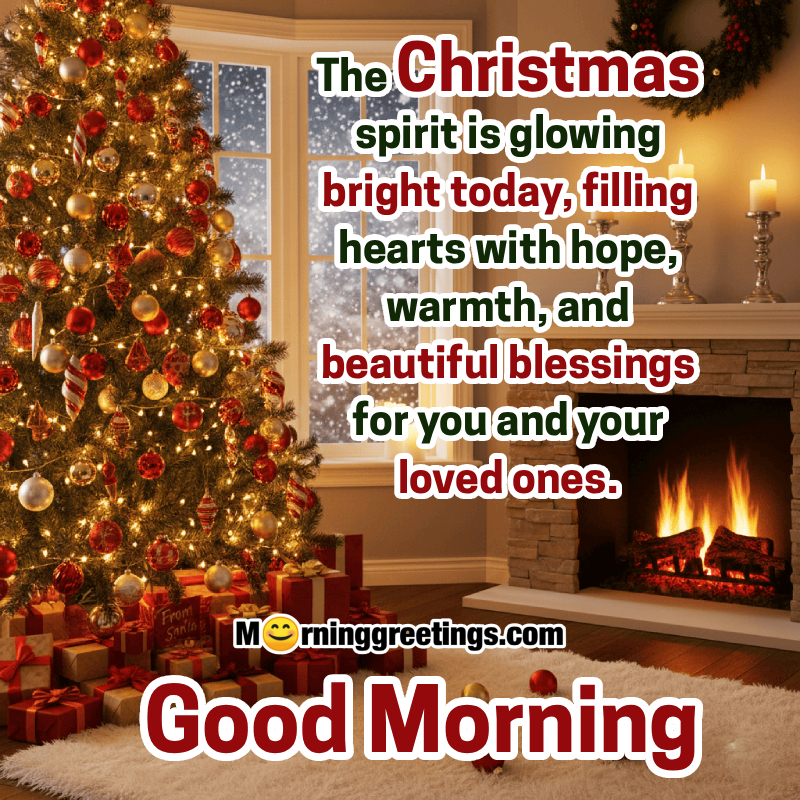 Festive Mornings: Merry Christmas Good Morning Images