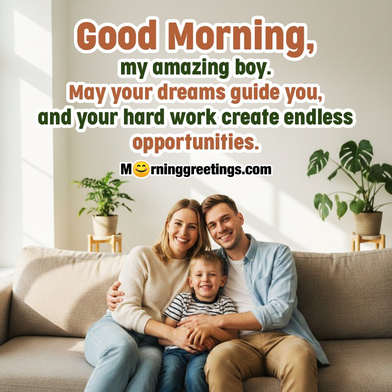 Good Morning Images For Son – Rise and Shine, Son