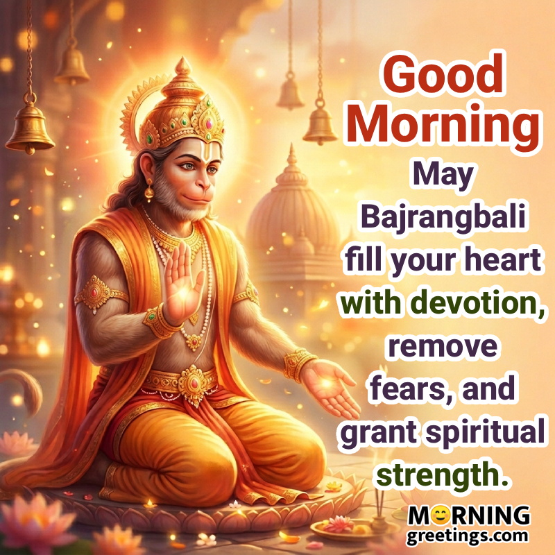 Good Morning Hanuman Ji Images – Jai Bajrang Bali