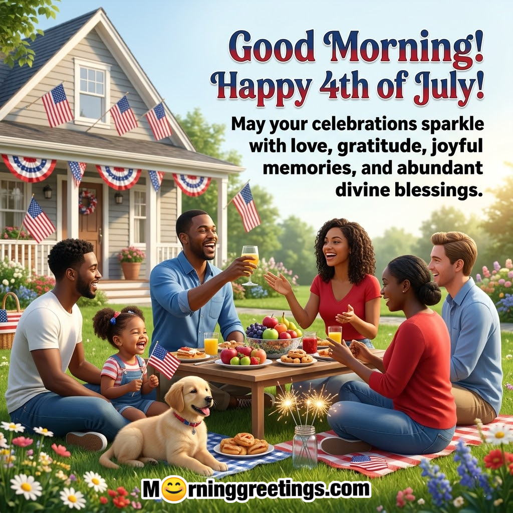 Celebrate Freedom: Good Morning 4th of July Blessings & Greetings