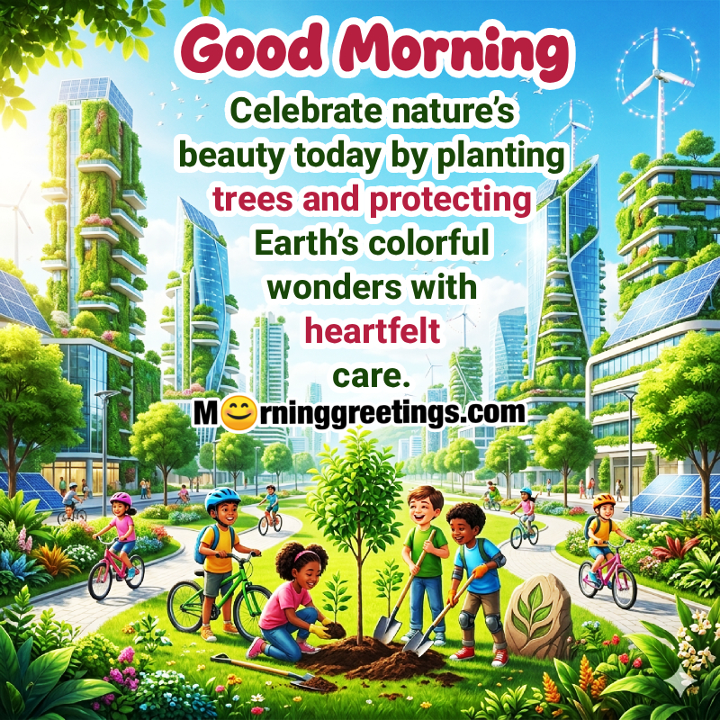 Good Morning Images for Nature Lovers – Plant Trees, Save Nature