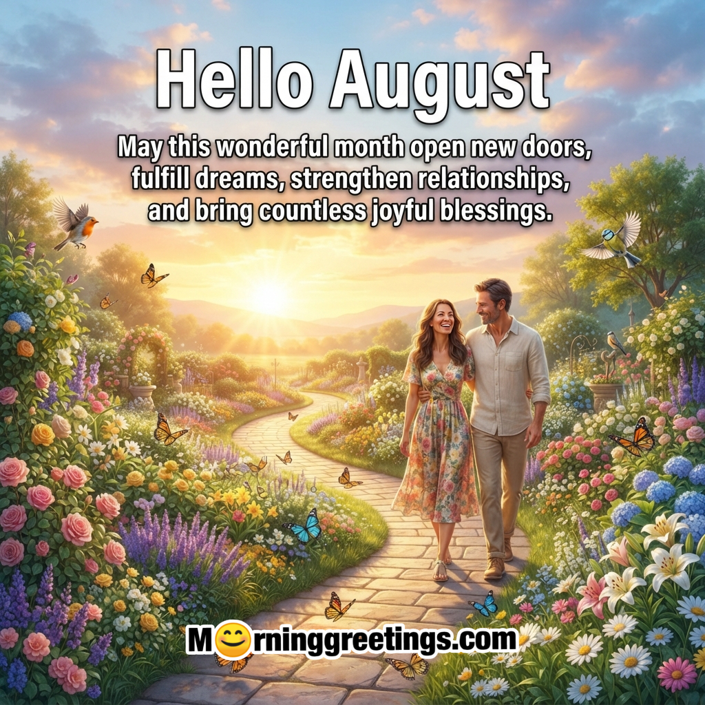 August Morning Quotes & Wishes