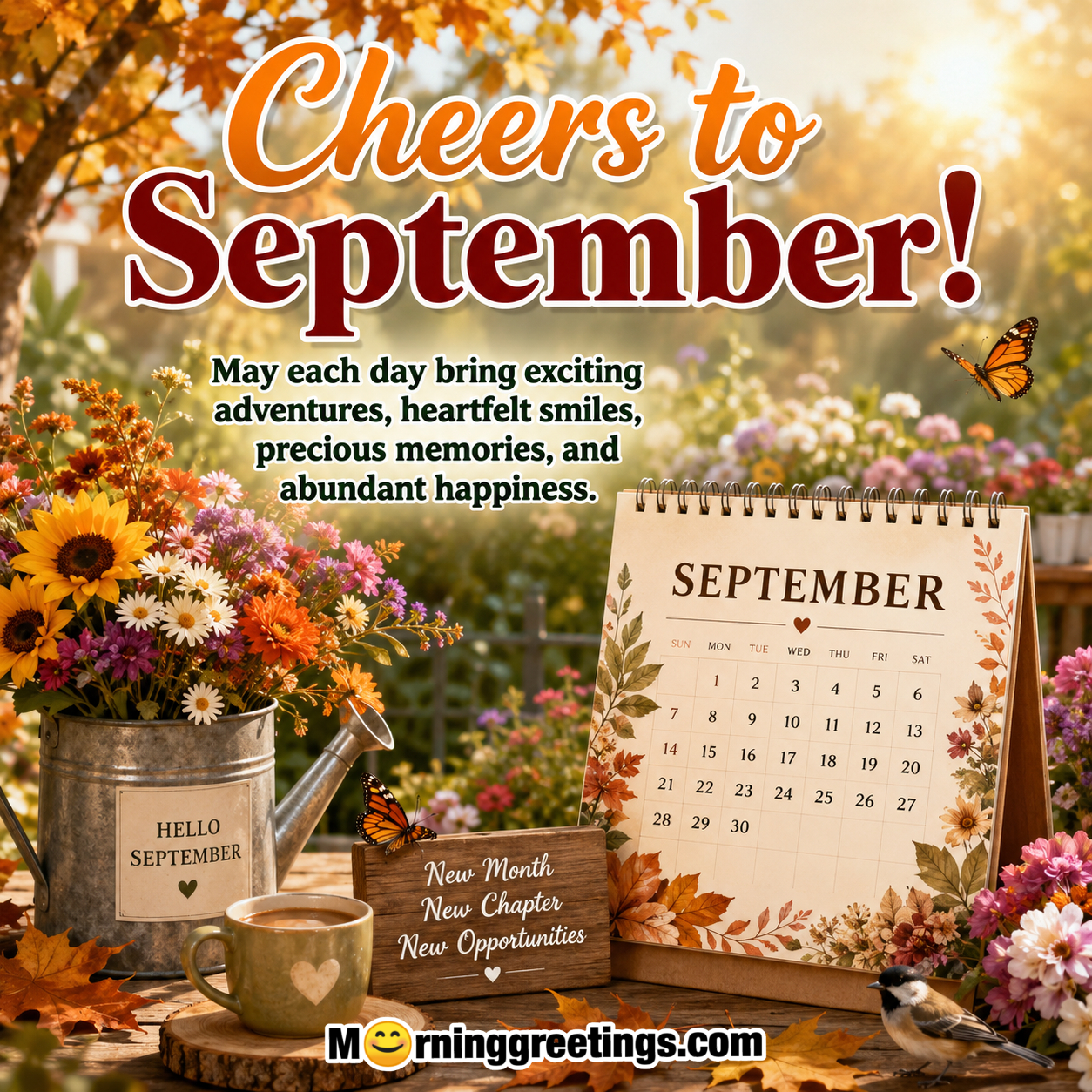 Cheers To September With Abundant Happiness Pic