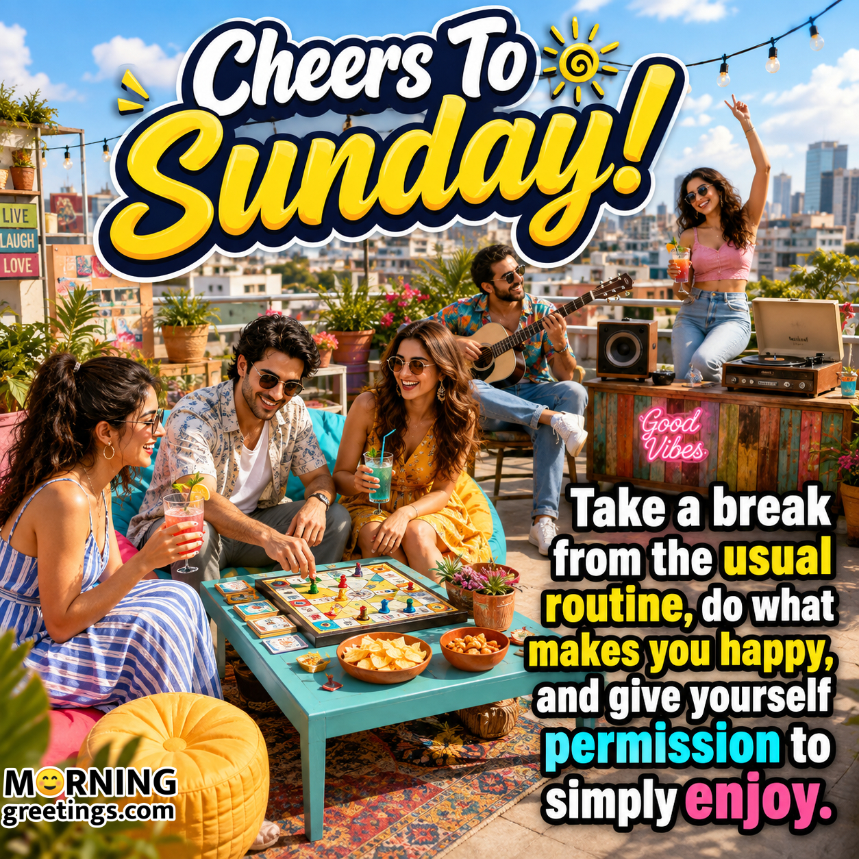 Cheers To Sunday Lovely Wish Picture