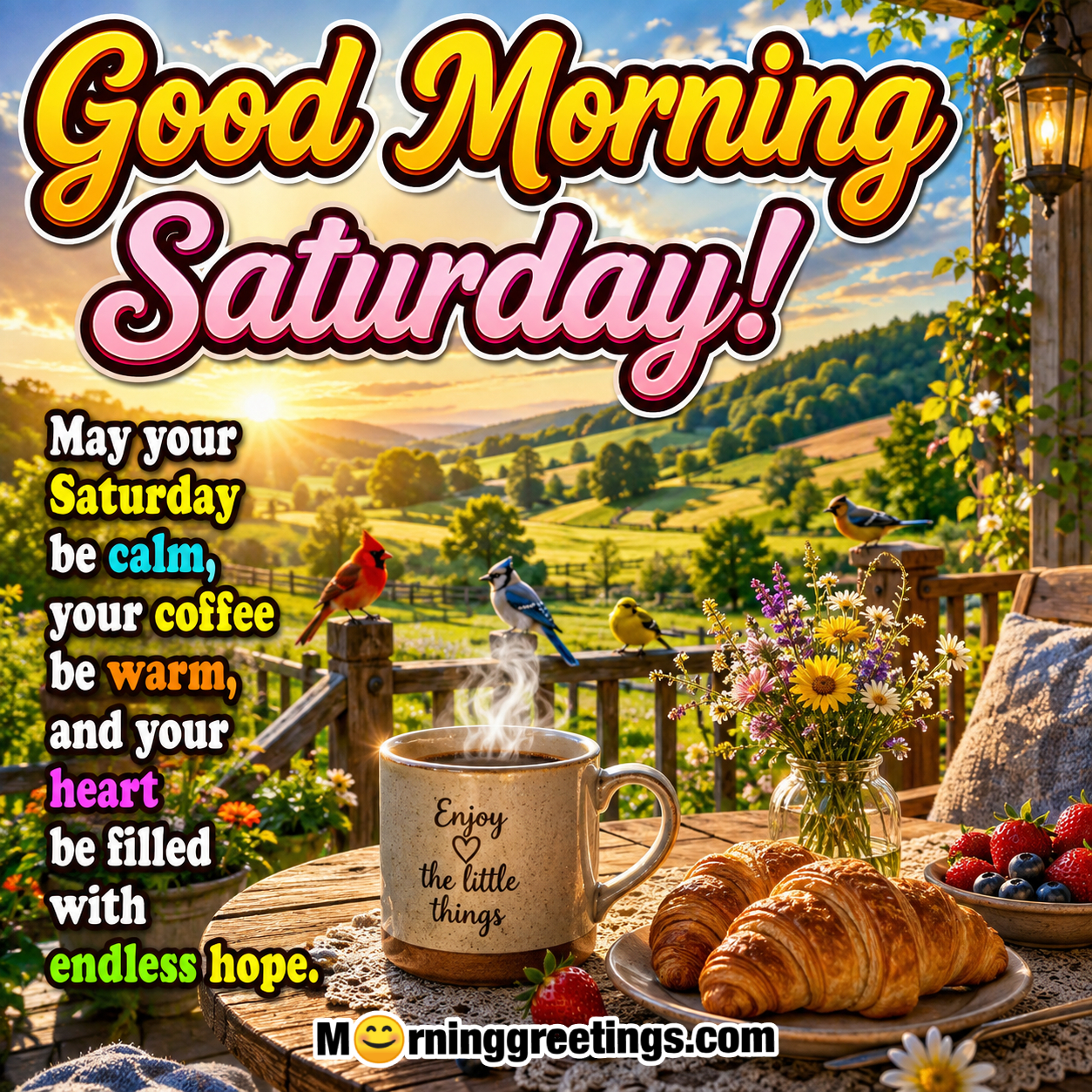 Good Morning Saturday With Cup Of Coffee Best Pic