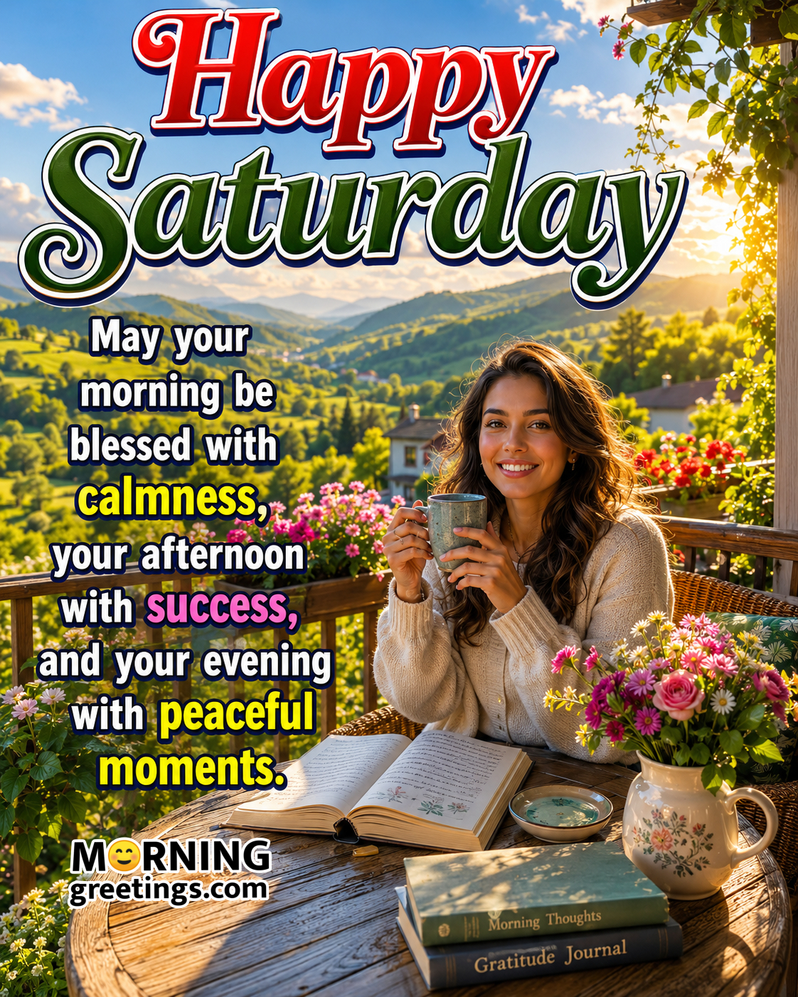 Happy Saturday Blessings With Peaceful Moments Image