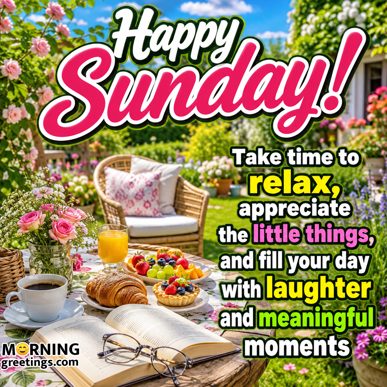 Happy Sunday Take Time To Relax Best Image