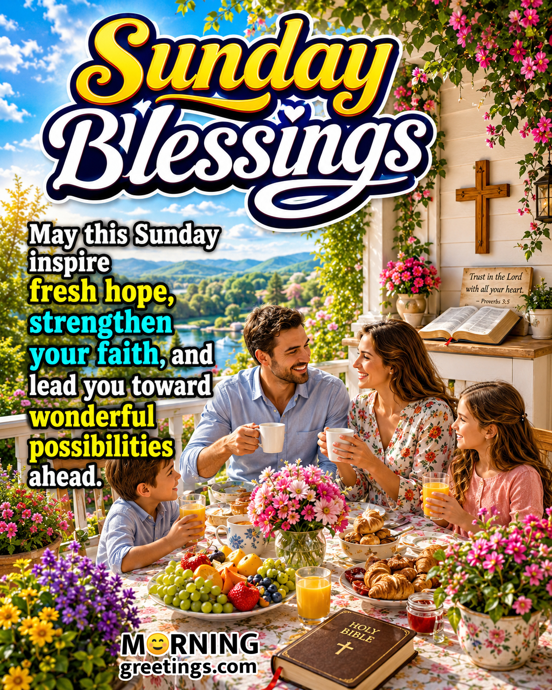 Sunday Morning Blessings – Positive Blessed Sunday Images