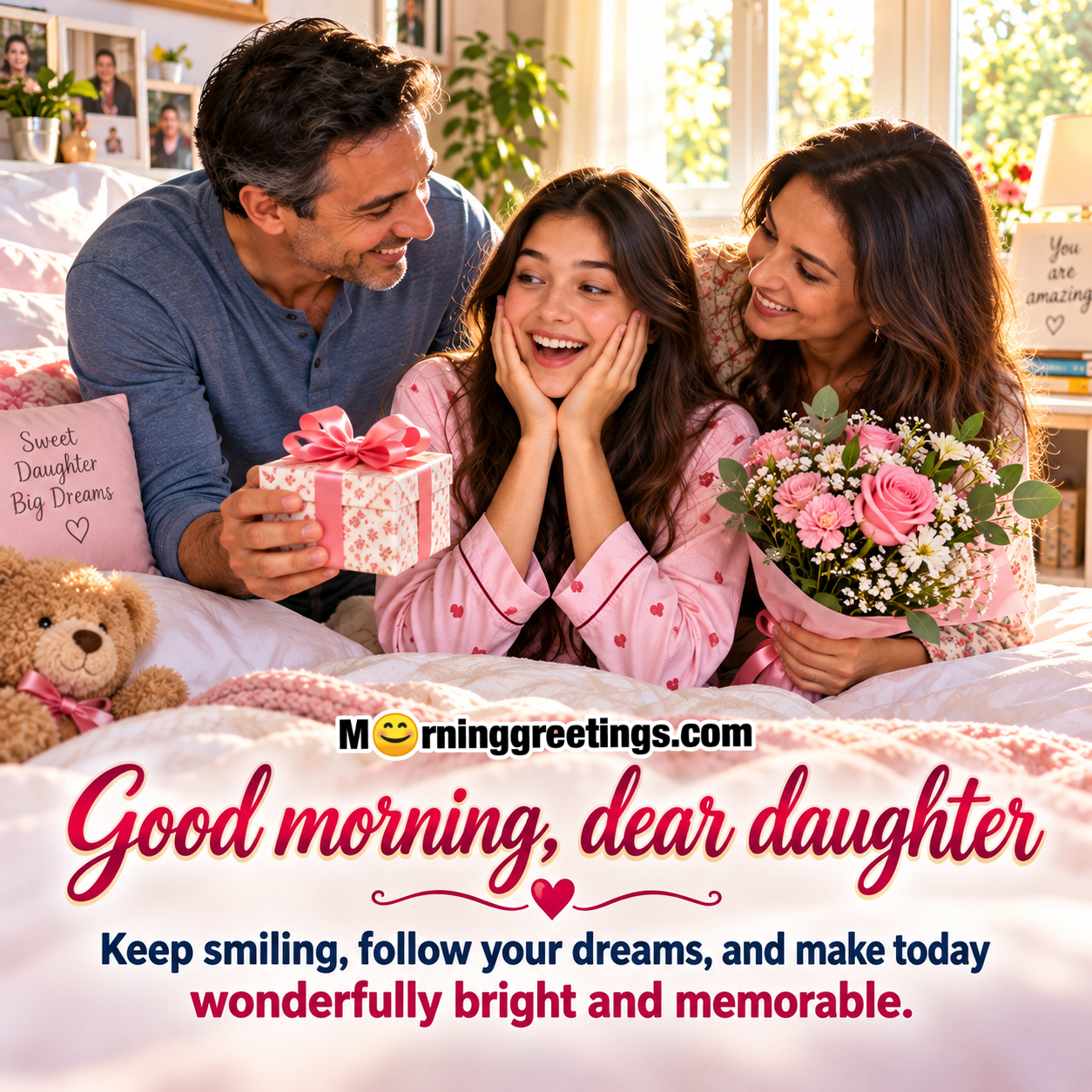 Good Morning Dear Daughter Wonderful Image