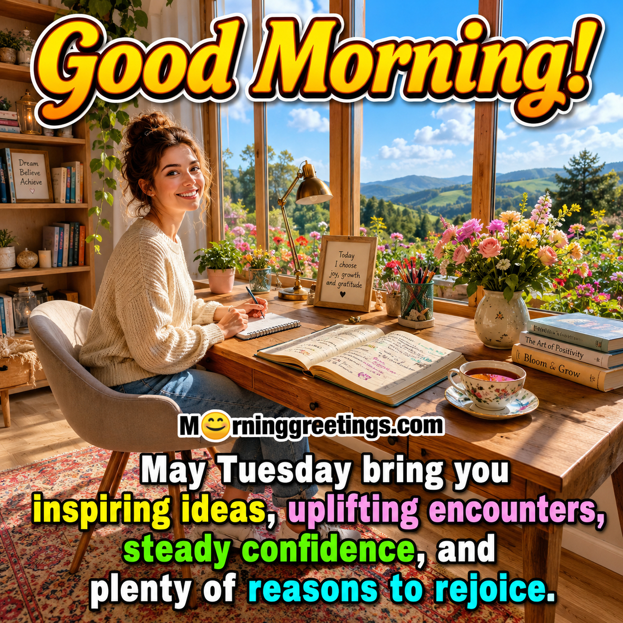 Good Morning Tuesday With Stay Confident Best Image