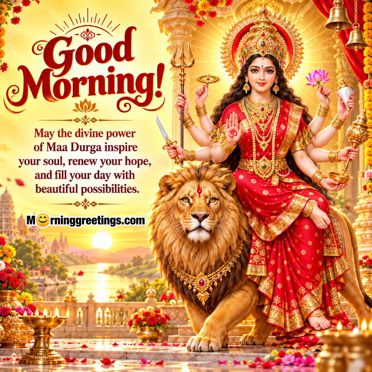 Good Morning Maa Durga Blessings – Jai Mata Di