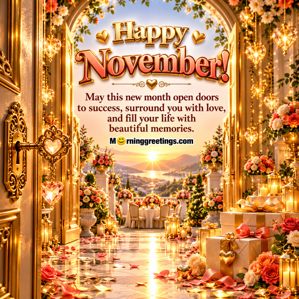 Happy November Month Beautiful Memories Pic